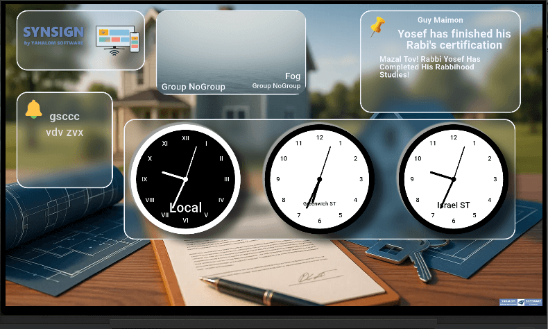 screen regions